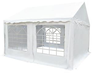 VidaXL Vrtni šator od PVC-a 4 x 4 m bijeli