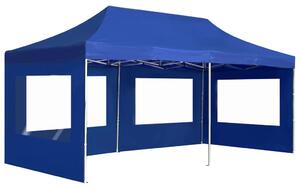 VidaXL Profesionalni sklopivi šator za zabave 6 x 3 m plavi
