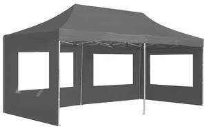 VidaXL Profesionalni sklopivi šator za zabave 6 x 3 m antracit