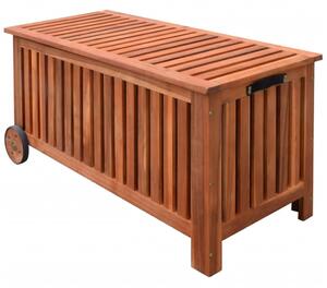 VidaXL Vrtna drvena kutija za odlaganje 118 x 52 x 58 cm