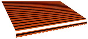 VidaXL Platno za tendu narančasto-smeđe 500 x 300 cm