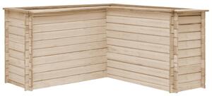 VidaXL Vrtna sadilica od masivne borovine 150 x 150 x 80 cm