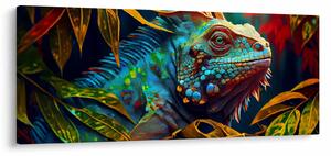Slika - Šarena iguana (120x50 cm)