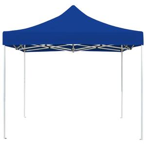 VidaXL Profesionalni sklopivi šator za zabave aluminijski 2x2 m plavi