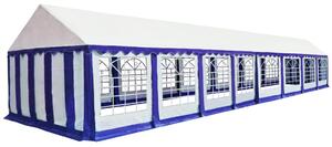 VidaXL Vrtni šator od PVC-a 6 x 16 m plavo-bijeli