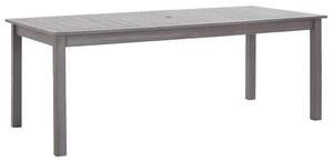 VidaXL Vrtni stol sivi isprani 200 x 90 x 74 cm masivno bagremovo drvo