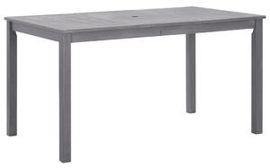 VidaXL Vrtni stol sivi isprani 140 x 80 x 74 cm masivno bagremovo drvo