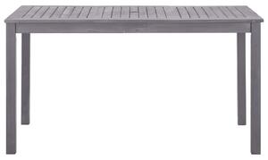 VidaXL Vrtni stol sivi isprani 140 x 80 x 74 cm masivno bagremovo drvo