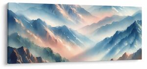 Slika - Akvarel planine (120x50 cm)