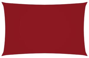 VidaXL Jedro protiv sunca od tkanine Oxford pravokutno 3 x 6 m crveno
