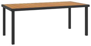 VidaXL Vrtni stol smeđi 190 x 90 x 74,5 cm aluminij i WPC