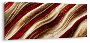 Slika - Zlatno-bijela tekstura (120x50 cm)