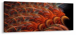 Slika - Apstraktna imitacija perja (120x50 cm)