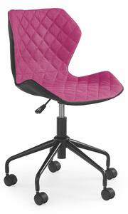 Matrix studentska stolica - crno-ružičasta office chair