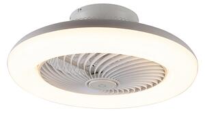 Dizajn stropnog ventilatora u bijeloj boji s LED diodom - Clima