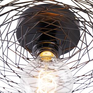 Orijentalna stropna svjetiljka crna 40 cm - Glan