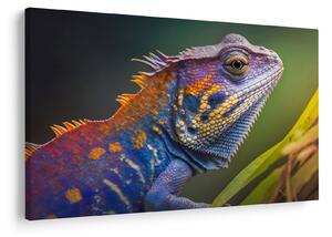 Slika - Obojena iguana (90x60 cm)
