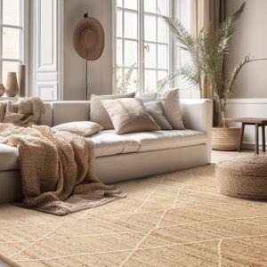 Vunen tepih u prirodnoj boji 200x290 cm Noah – Asiatic Carpets