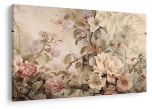 Slika - Vintage slika ptica (90x60 cm)