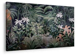 Slika - Slikani uzorak džungle (90x60 cm)