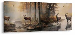 Slika - Vintage slika divljih životinja (120x50 cm)