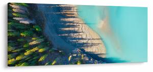 Slika - Pogled na jezero (120x50 cm)
