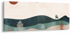 Slika - Ilustrirani krajolik (120x50 cm)