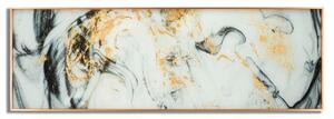 Mauro Ferretti Stakleni zidni panel s okvirom long ghost cm 120x3,5x40
