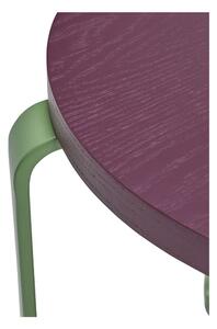 Zeleno-ljubičasta stolica od jasenovog drva Smile - Hübsch