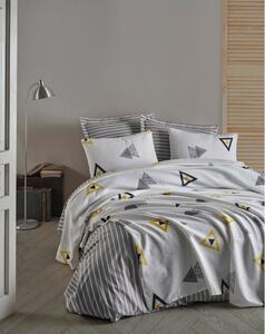Bijeli pamučni pokrivač za bračni krevet 200x235 cm Erois - Mijolnir