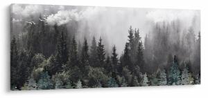 Slika - Šuma s ilustriranim elementima (120x50 cm)