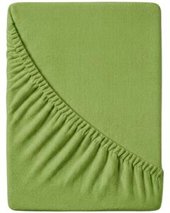 Frotirna plahta zelena 160x200 cm