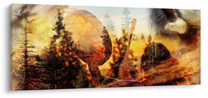Slika - Šamanski motiv (120x50 cm)