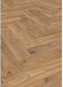 LOGOCLIC Vinto Laminat Herringbone Oberon (Rustikalni pod, 630 x 126 x 8 mm) + BAUHAUS jamstvo 20 godina