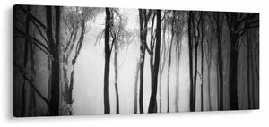 Slika - Vuk u mračnoj šumi (120x50 cm)