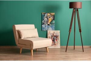 Atelier Del Sofa Fotelja na razvlačenje, Krem, Folde Single - Cream