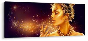 Slika - Zlatna šminka (120x50 cm)