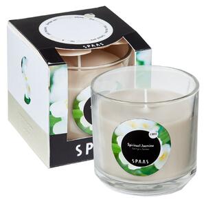 Mirisna svijeća u staklu SPIRITUAL JASMINE 8,5 cm krem boja