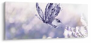 Slika - Leptir i lavanda (120x50 cm)