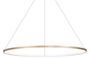 Milagro Lighting Saturno LED viseća svjetiljka, Ø 100 cm, zlatna, 1 žarulja, 4000 K, Zlato / mjed, Dnevni boravak/blagovaonica, Aluminij