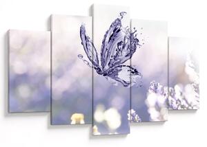 Slika - Leptir i lavanda (150x105 cm)