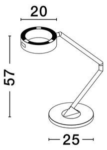 AFI STOLNA LAMPA LED/3000K/23W/1853Lm/BIJELA NL9870019