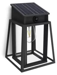 Lysin VANJSKA SOLARNA ZIDNA SVJETILJKA SA SENZOROM 3.2W 4000K CRNA 8720169361881