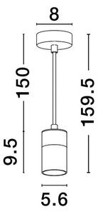 PONGO VISILICA GU10 1x10 Watt IP20 220-240 Volt NL9911524