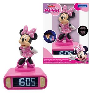 LEXIBOOK digitalna budilica s 3D Minnie noćnim svjetlom RL800MN