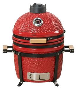 Bono Roštilj na drveni ugljen Kamado Minimo (Promjer površine roštilja: 34 cm, Crvena)