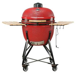 Bono Roštilj na drveni ugljen Kamado Grande Limited (Promjer površine roštilja: 56 cm, Crvena)