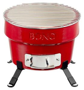 Bono Roštilj na drveni ugljen Kamado Hibachi (Promjer površine roštilja: 31 cm, Crvena)