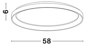 PERTINO PLAFONSKA SVJETILJKA LED 50W/3000K/3134lm/DIMM/IP20/BIJELA NL9853675