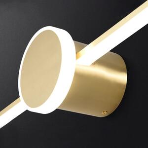 Okrugla zlatna LED kupaonska zidna svjetiljka APP842-1W od 40 cm
